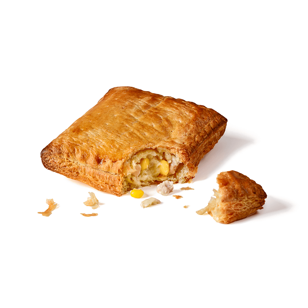 chicken and sweetcorn pasty menu photo
